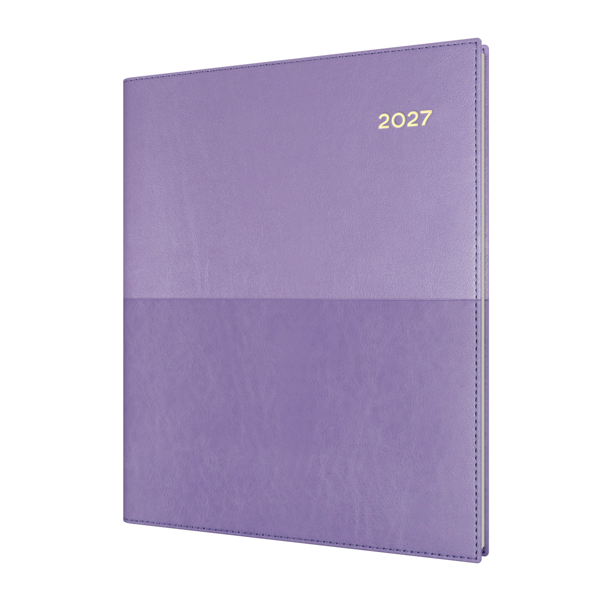 Collins 2027 Calendar Year Diary - Vanessa 325 Spiral QUARTO WTV Purple