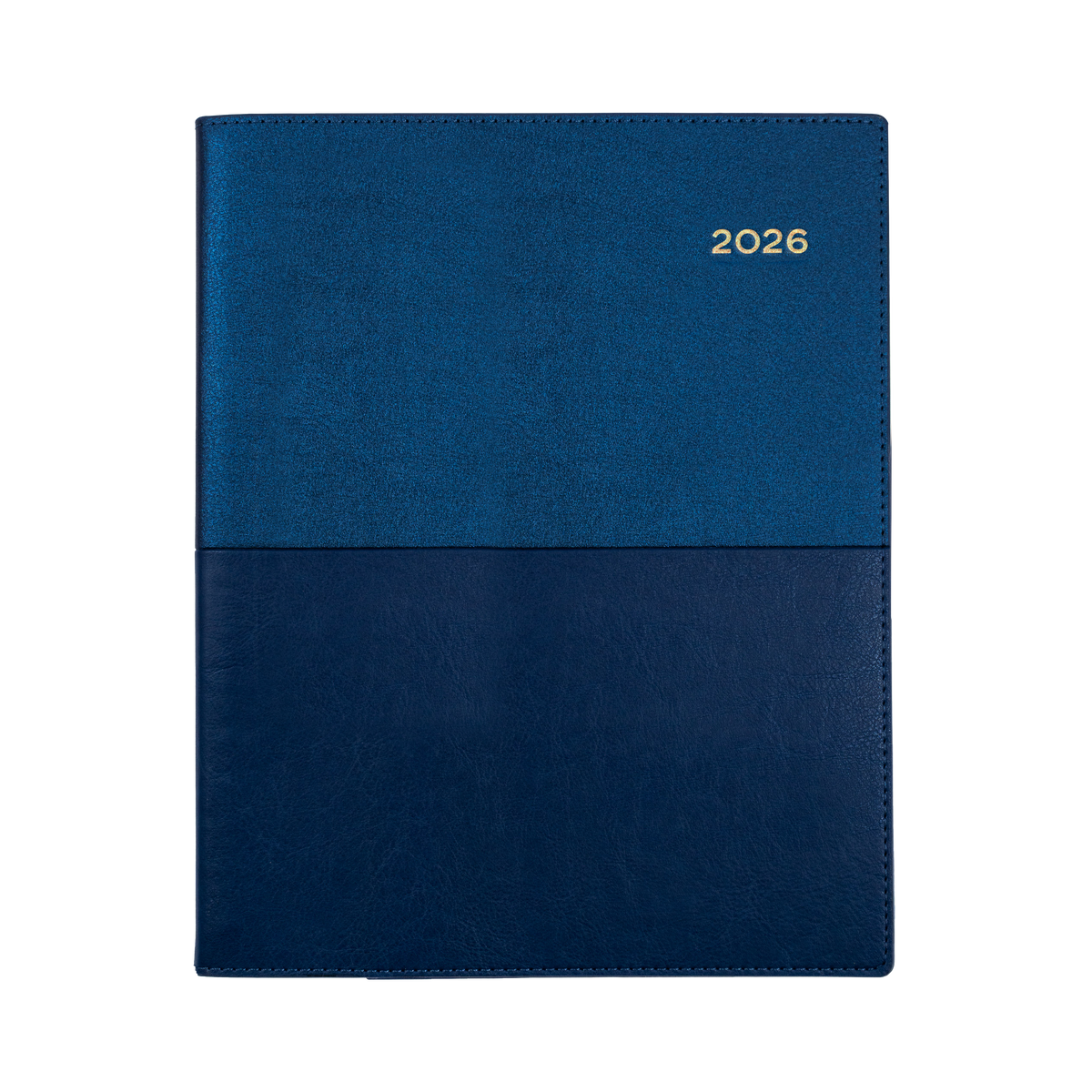 Collins 2026 Calendar Year Diary - Vanessa 325 Spiral QUARTO WTV Blue