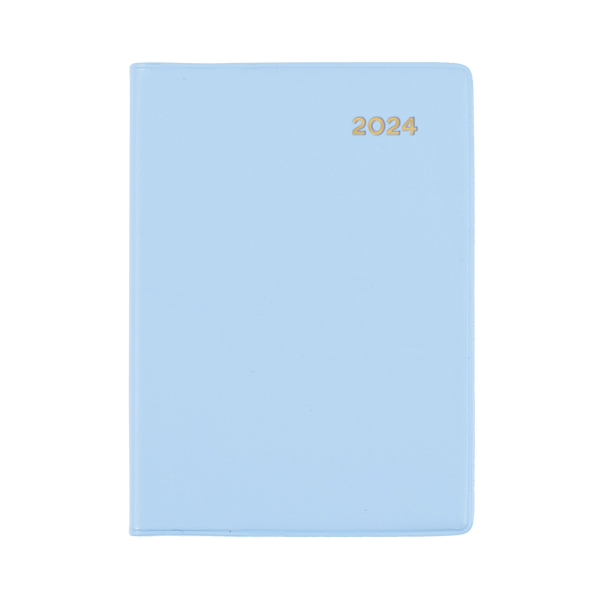 Collins 2024 Calendar Year Diary - Belmont Colours 337 A7 Week to View Teal