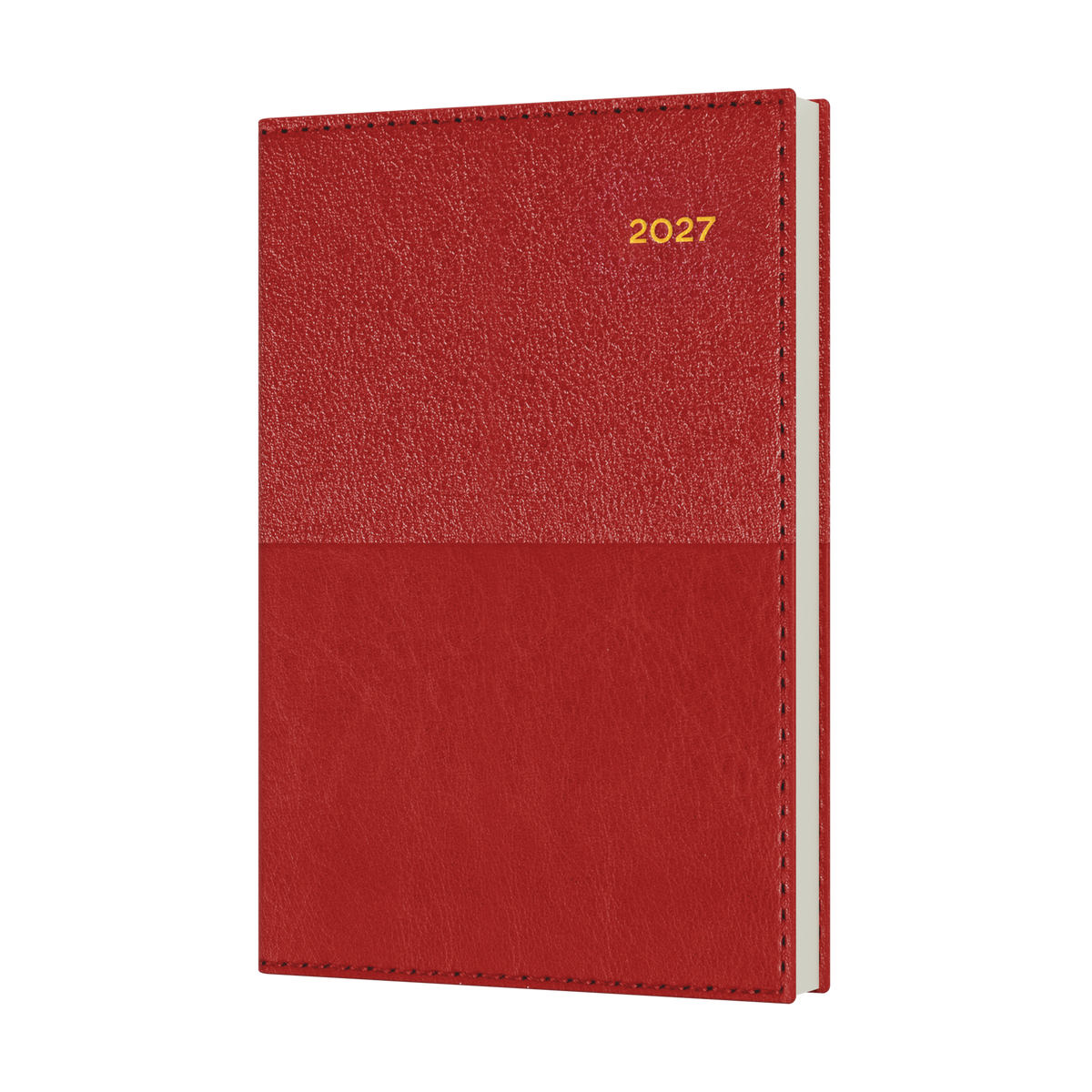 Collins 2027 Calendar Year Diary - Vanessa 355 B7R WTV Red