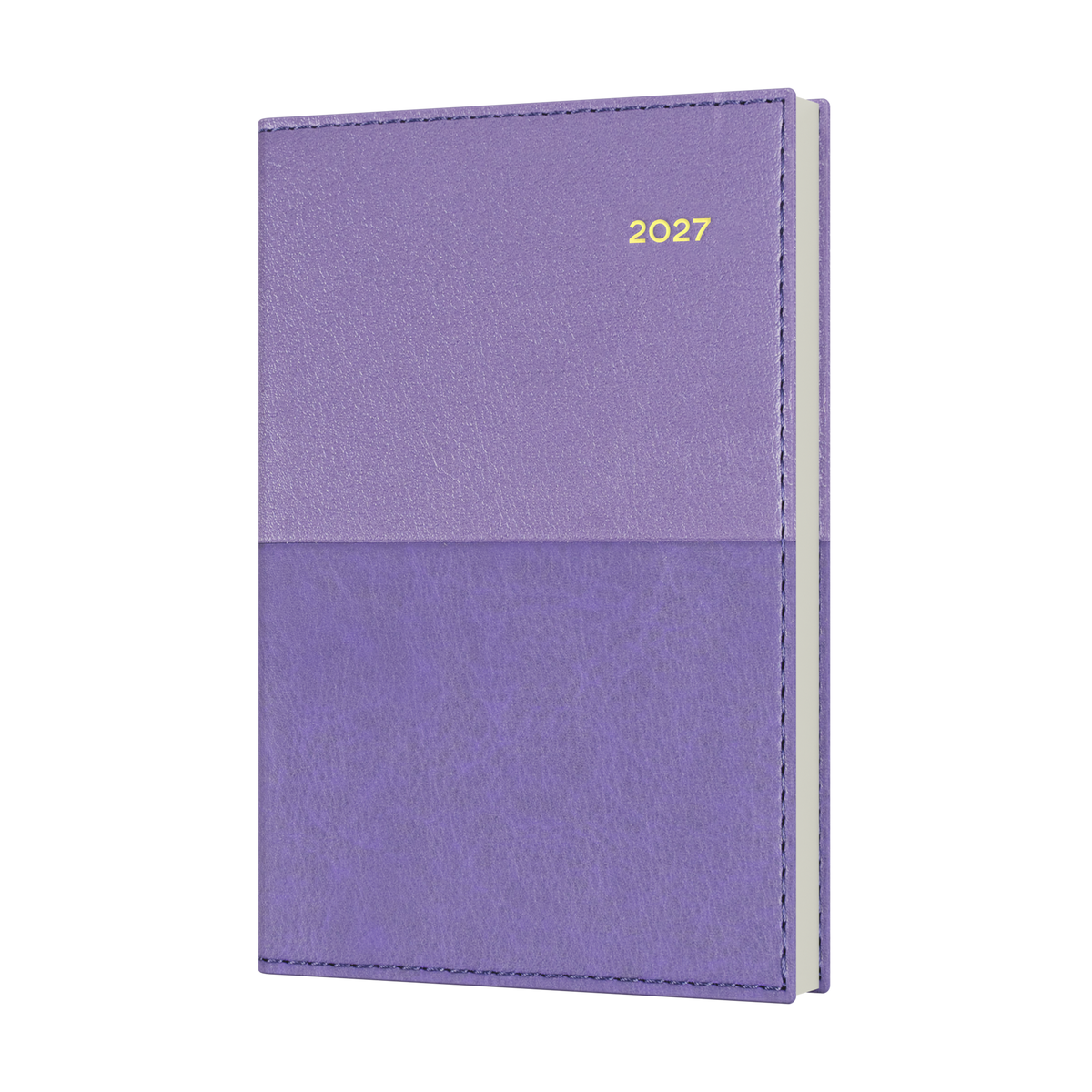 Collins 2027 Calendar Year Diary - Vanessa B7R Week to View Purple
