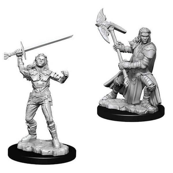 D&D - Female Half Orc Fighter (Nolzurs Marvelous Unpainted Miniatures)