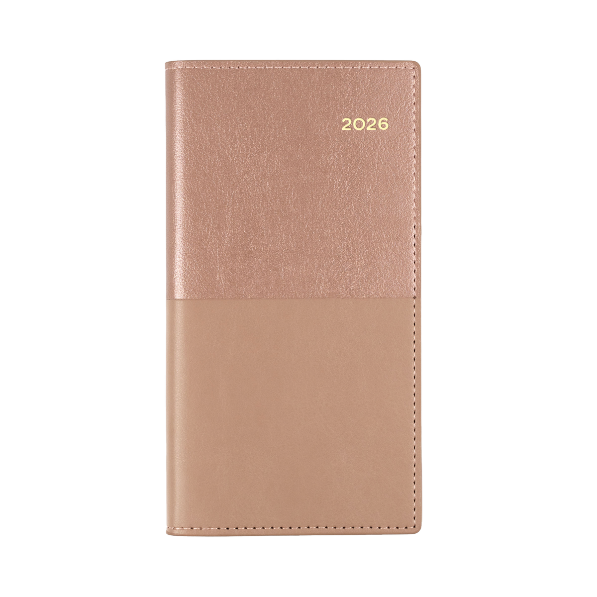 Collins 2026 Calendar Year Diary - Vanessa 375 Spiral B6/7 Slim WTV Rose Gold