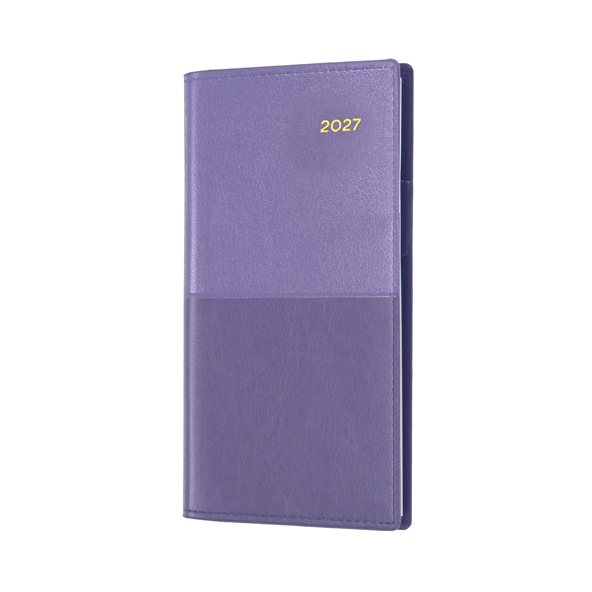 Collins 2027 Calendar Year Diary - Vanessa 375 Spiral B6/7 Slim WTV Purple