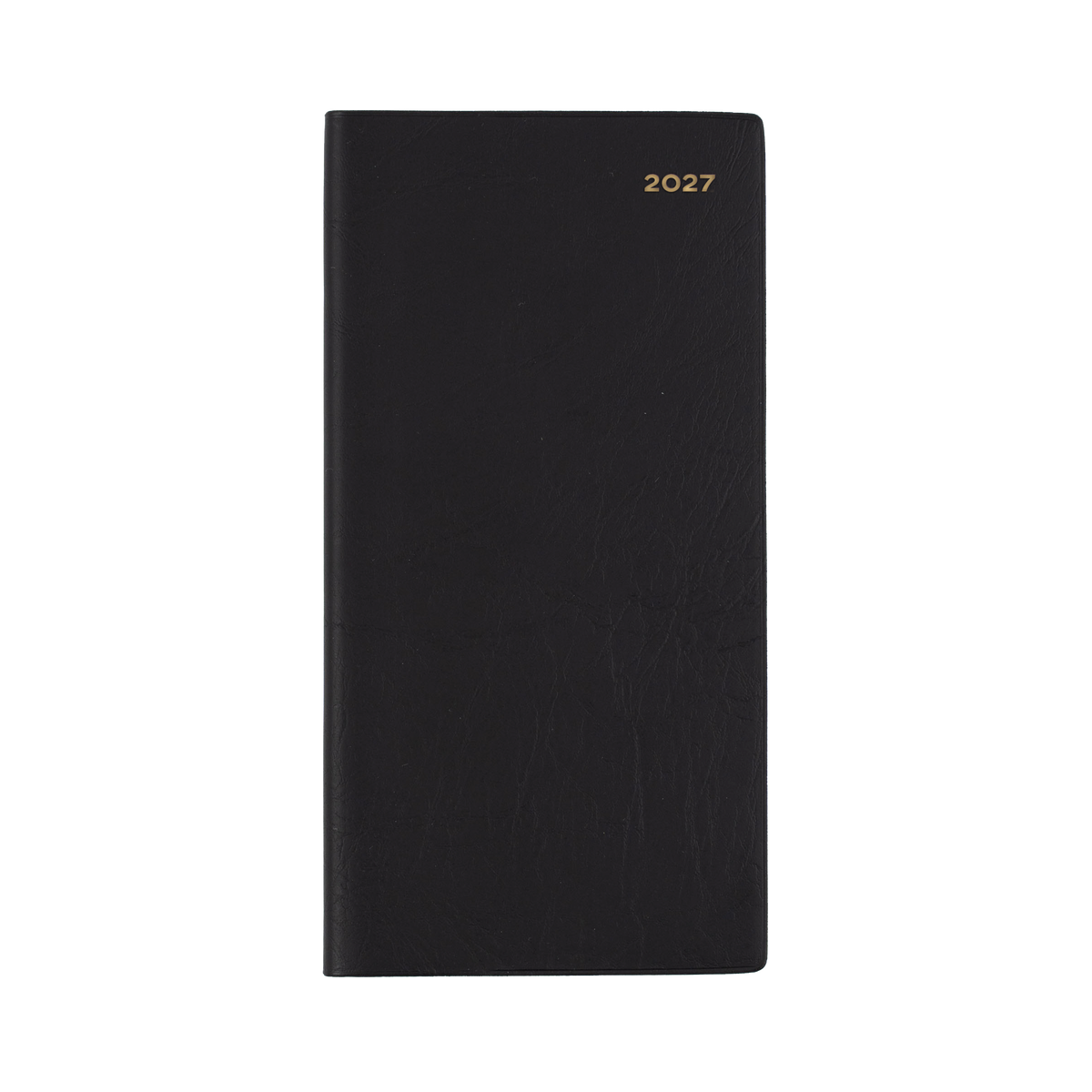 Collins 2027 Calendar Year Diary - Belmont 377L Slimline Landscape WTV Black
