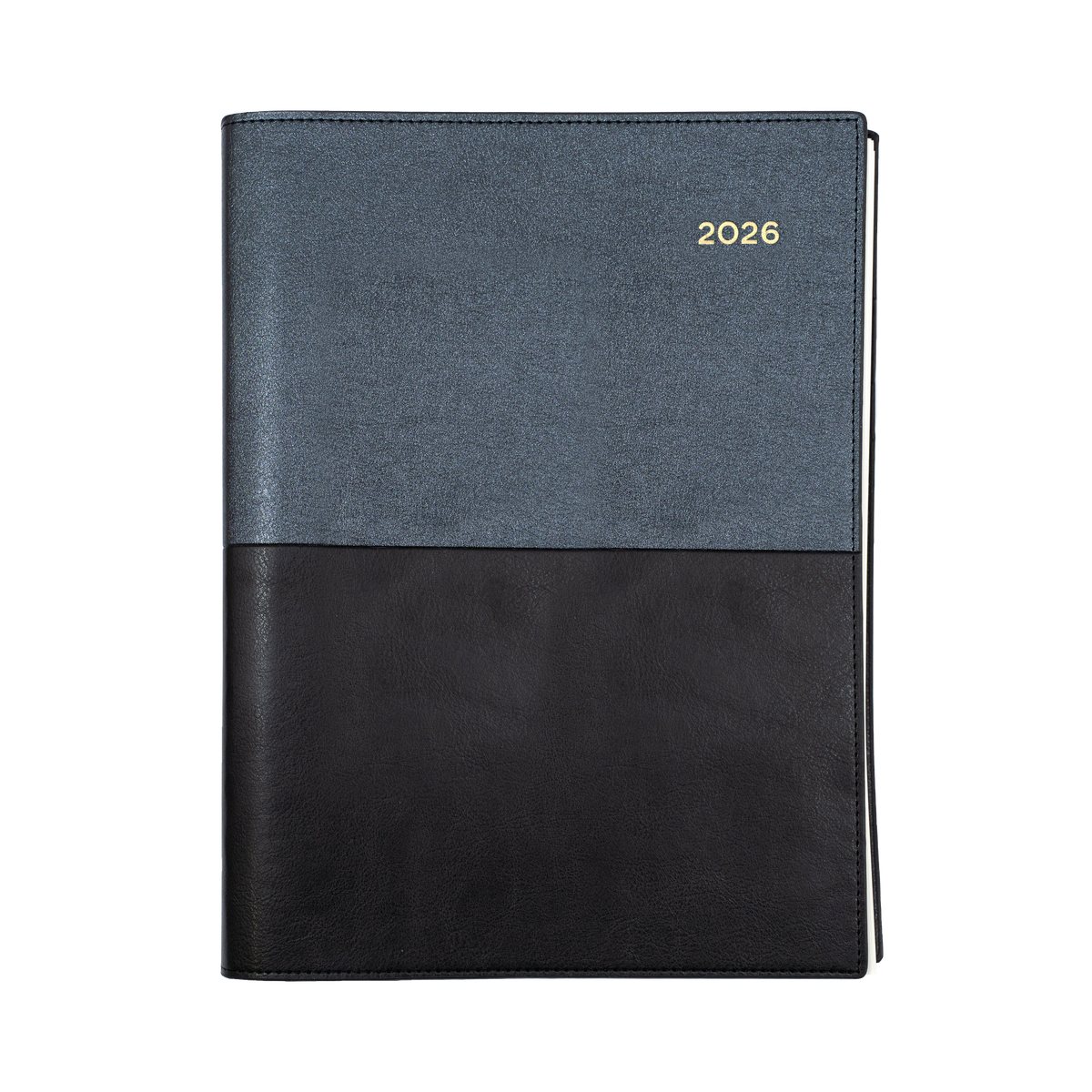 Collins 2026 Calendar Year Diary - Vanessa 385 Spiral A5 WTV Black
