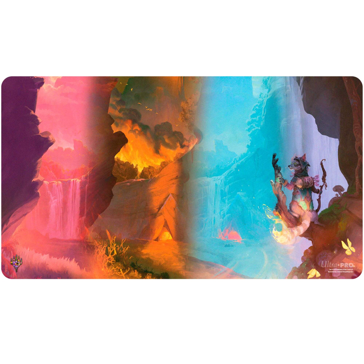 ULTRA PRO Magic MTG Playmat - Bloomburrow Season Lands: Mountain