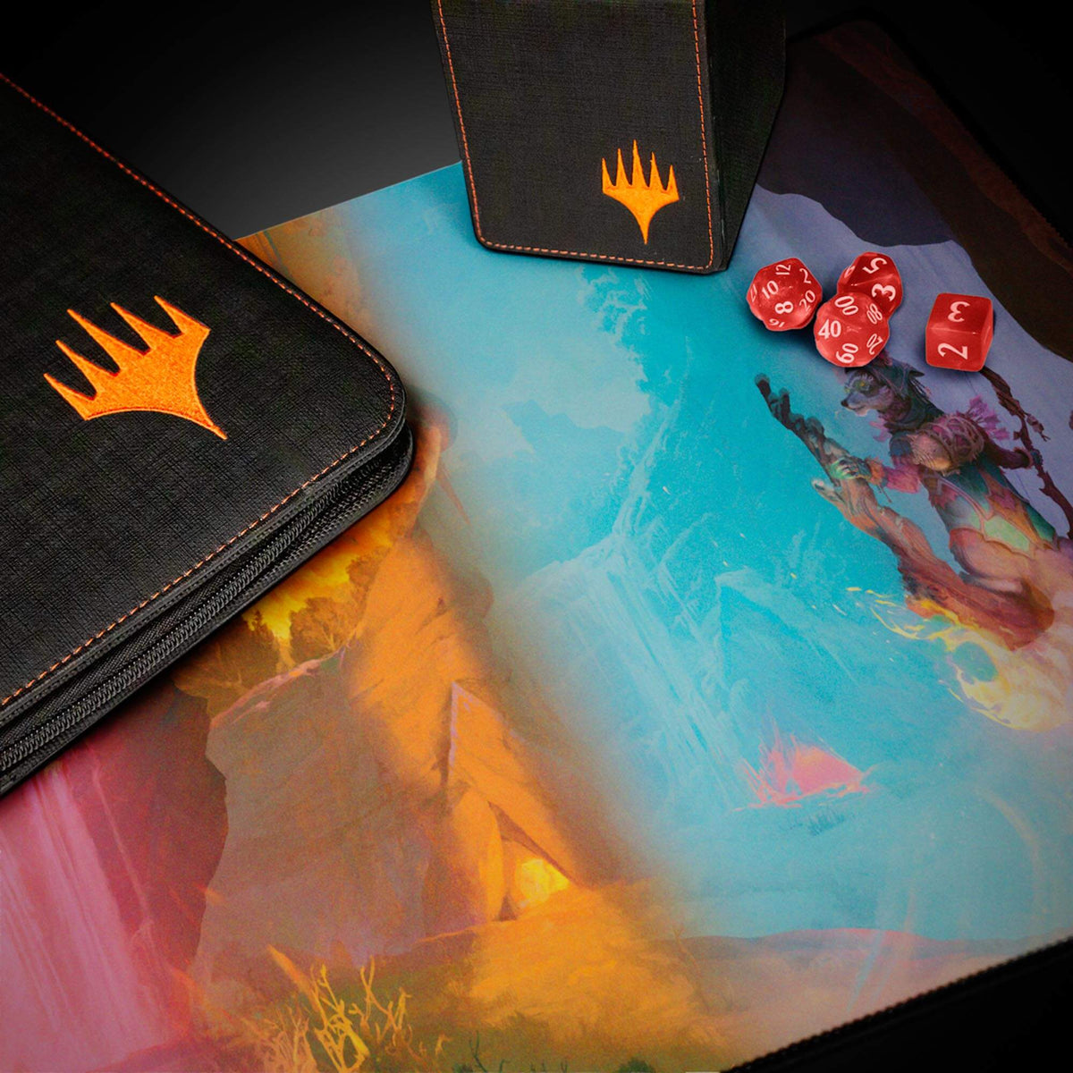 ULTRA PRO Magic MTG Playmat - Bloomburrow Season Lands: Mountain