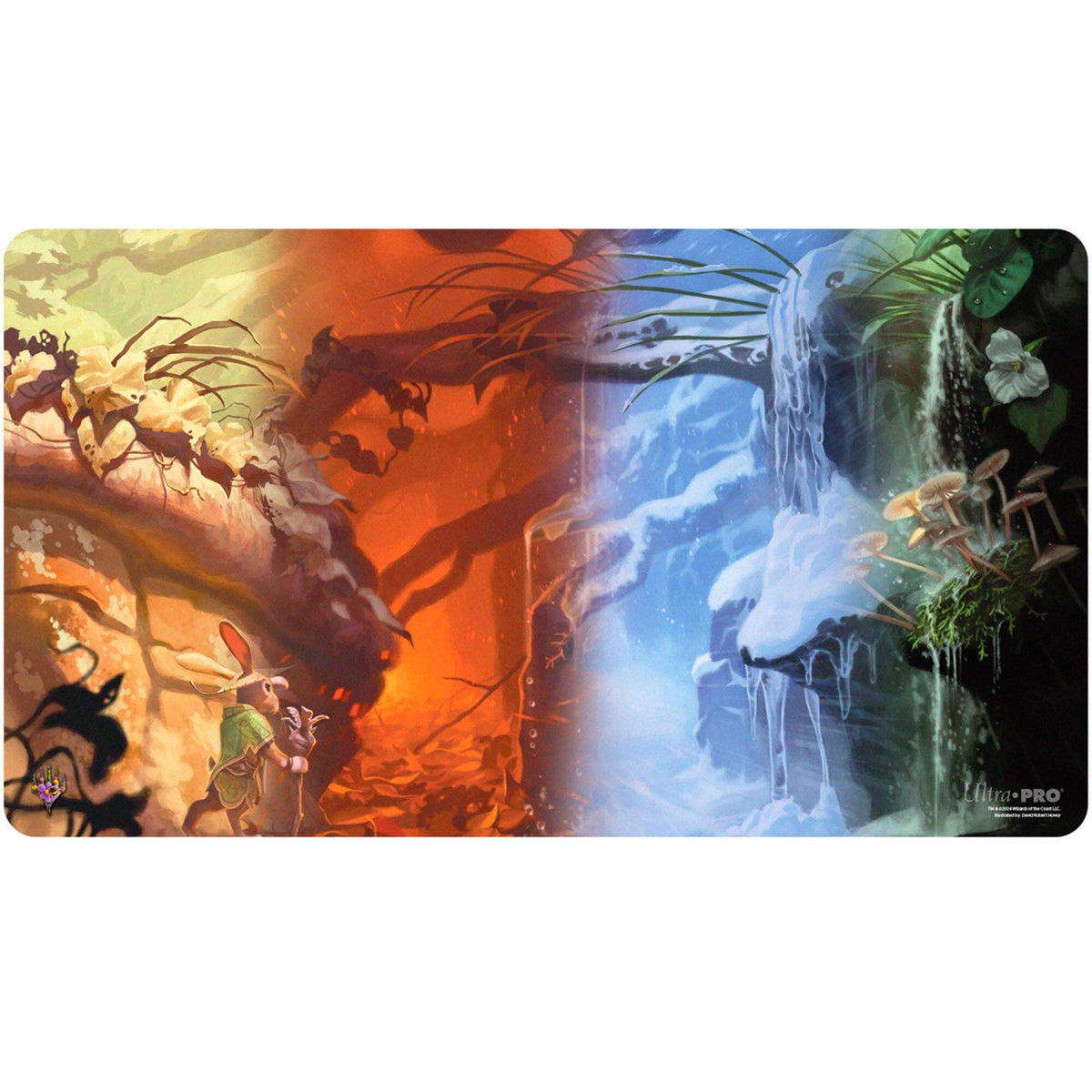 ULTRA PRO Magic MTG Playmat - Bloomburrow Season Lands: Forest