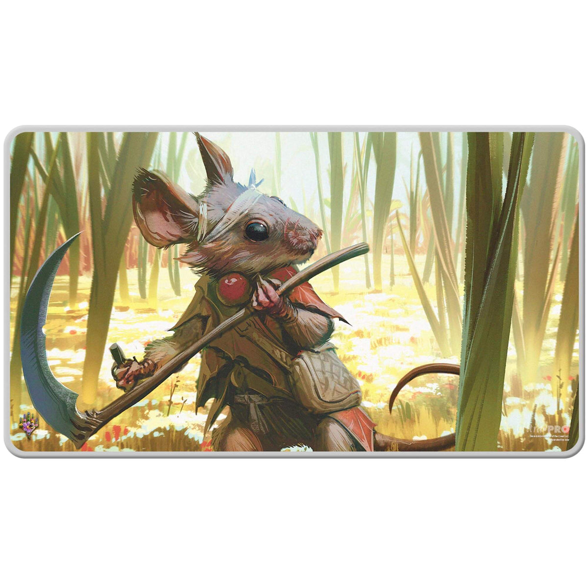 ULTRA PRO Magic MTG Stitched Playmat - Bloomburrow: Swords to Plowshares