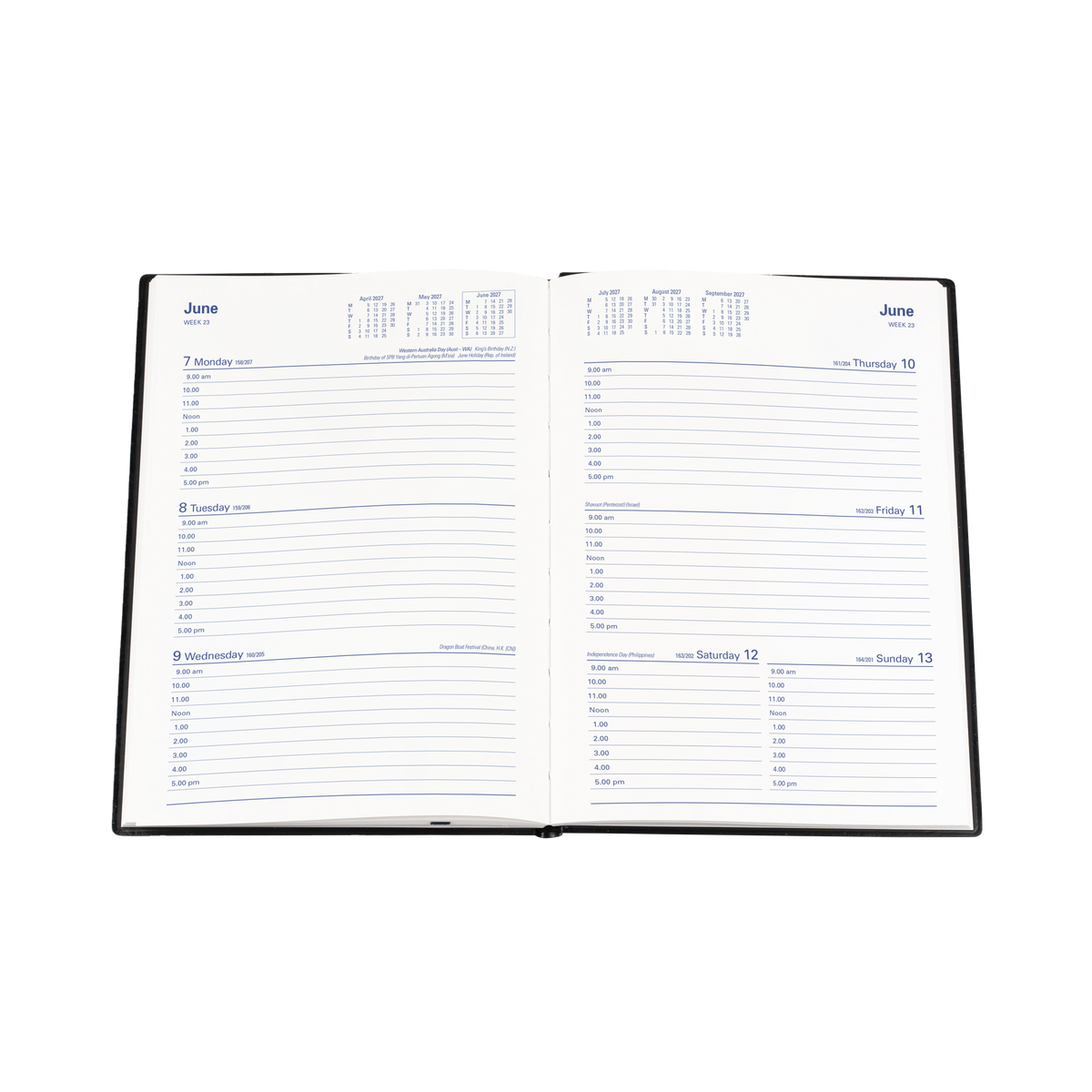 Collins 2027 Calendar Year Diary - Belmont 387 A5 WTV Lilac