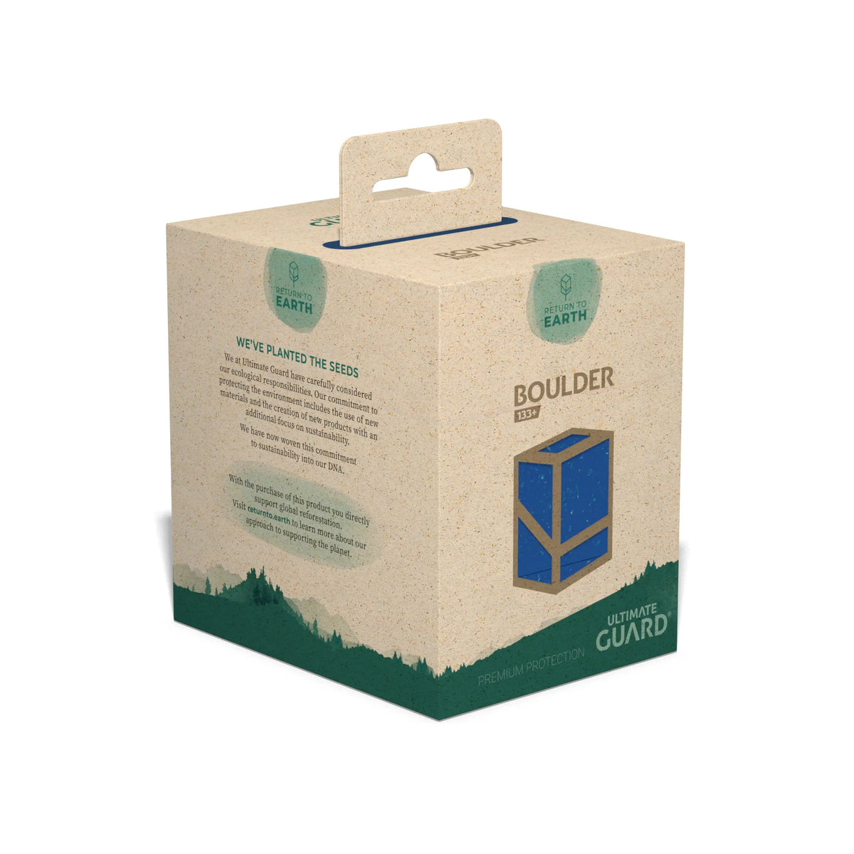 Ultimate Guard Boulder 133+ Return to Earth Deck Box - Blue