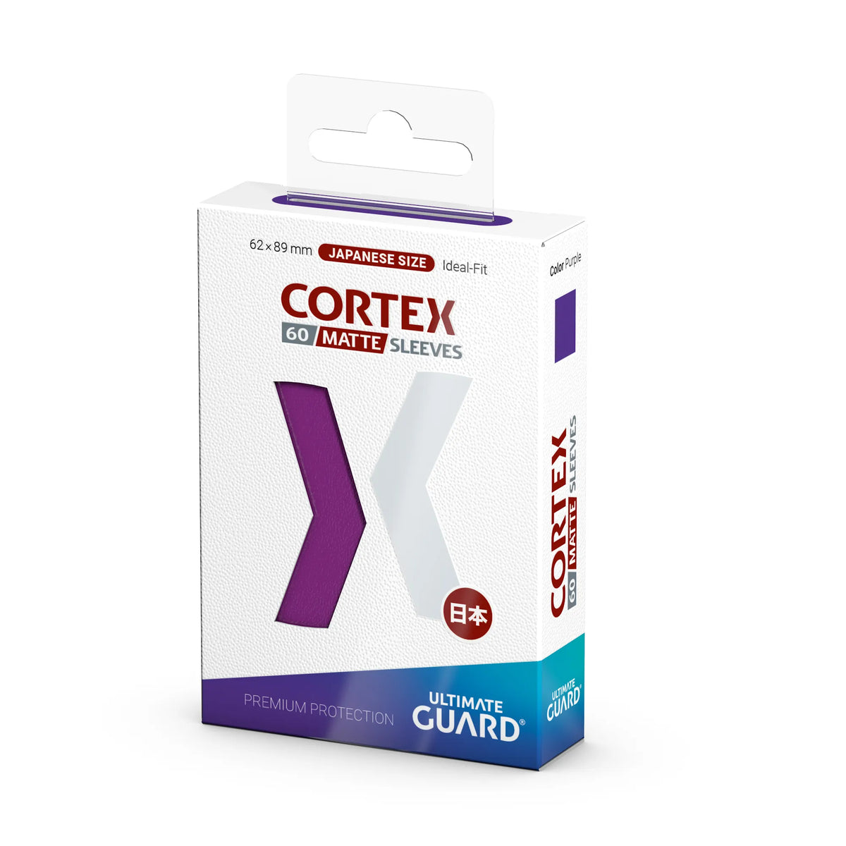 Ultimate Guard Cortex Matte Sleeves - Purple - Japanese-Size (60 Sleeves)