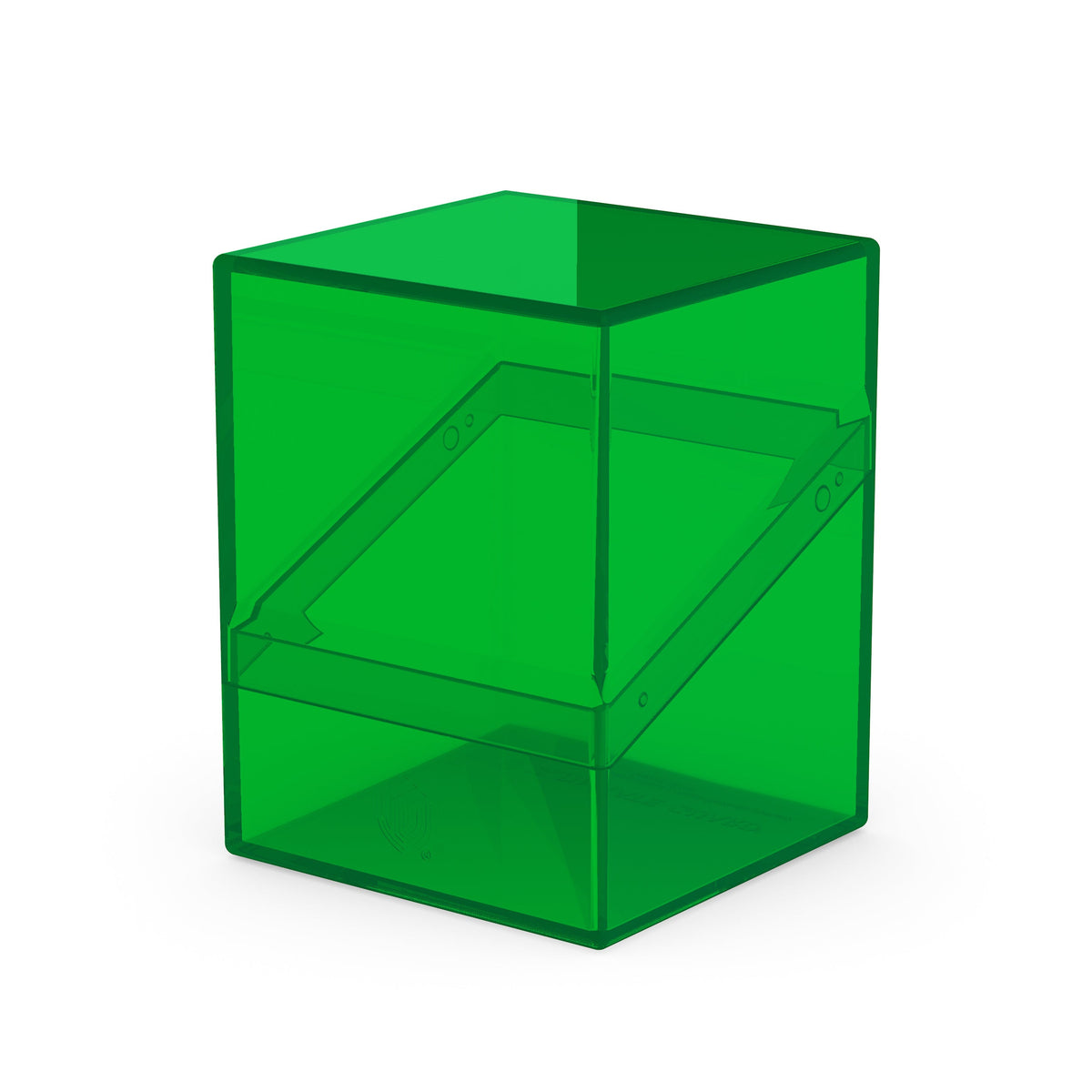 Ultimate Guard Boulder 100+ Clear Deck Box - Emerald