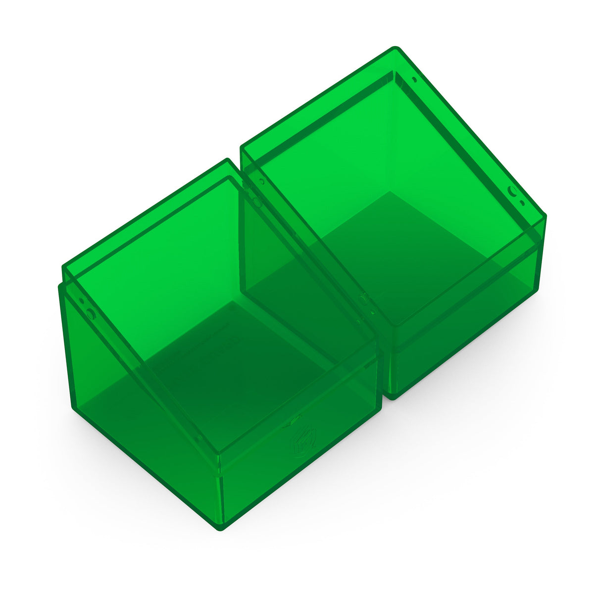 Ultimate Guard Boulder 100+ Clear Deck Box - Emerald