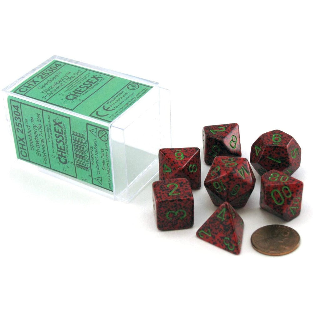 CHX 25304 Speckled Strawberry (Polyhedral 7-Die Set)