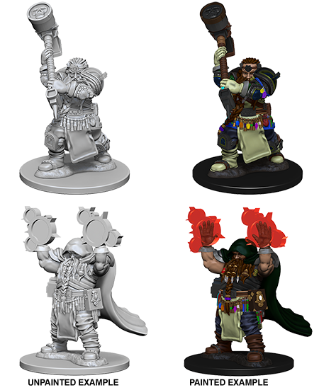 D&D - Dwarf Male Cleric (Nolzurs Marvelous Unpainted Miniatures)