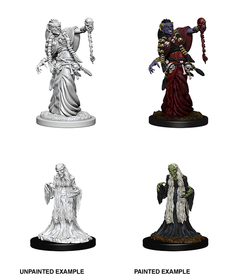 D&D - Green Hag & Night Hag (Nolzurs Marvelous Unpainted Miniatures)