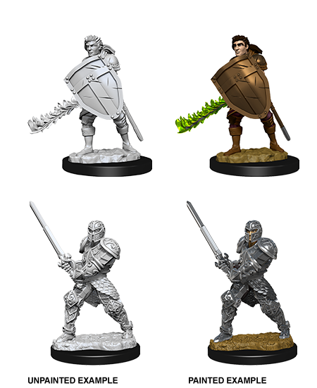 D&D - Male Human Fighter (Nolzurs Marvelous Unpainted Miniatures)