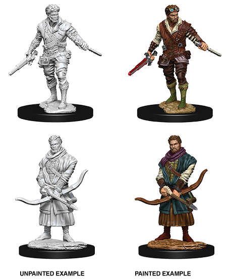 D&D - Male Human Rogue (Nolzurs Marvelous Unpainted Miniatures)