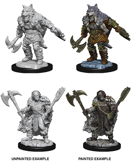 Half-Orc Barbarian - Male (D&D Nolzurs Marvelous Unpainted Miniatures)