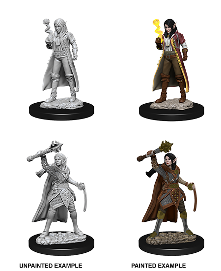 D&D - Female Elf Cleric (Nolzurs Marvelous Unpainted Miniatures)