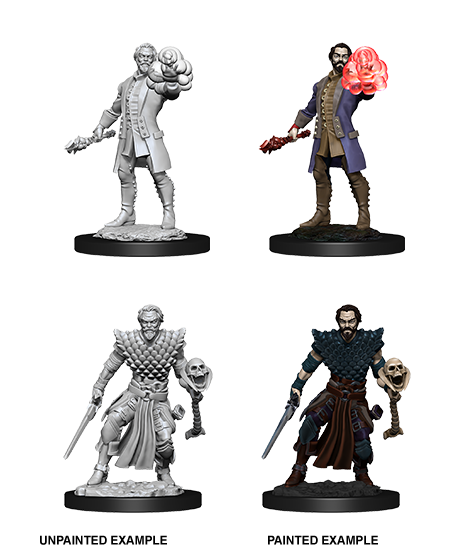 D&D - Male Human Warlock (Nolzurs Marvelous Unpainted Miniatures)