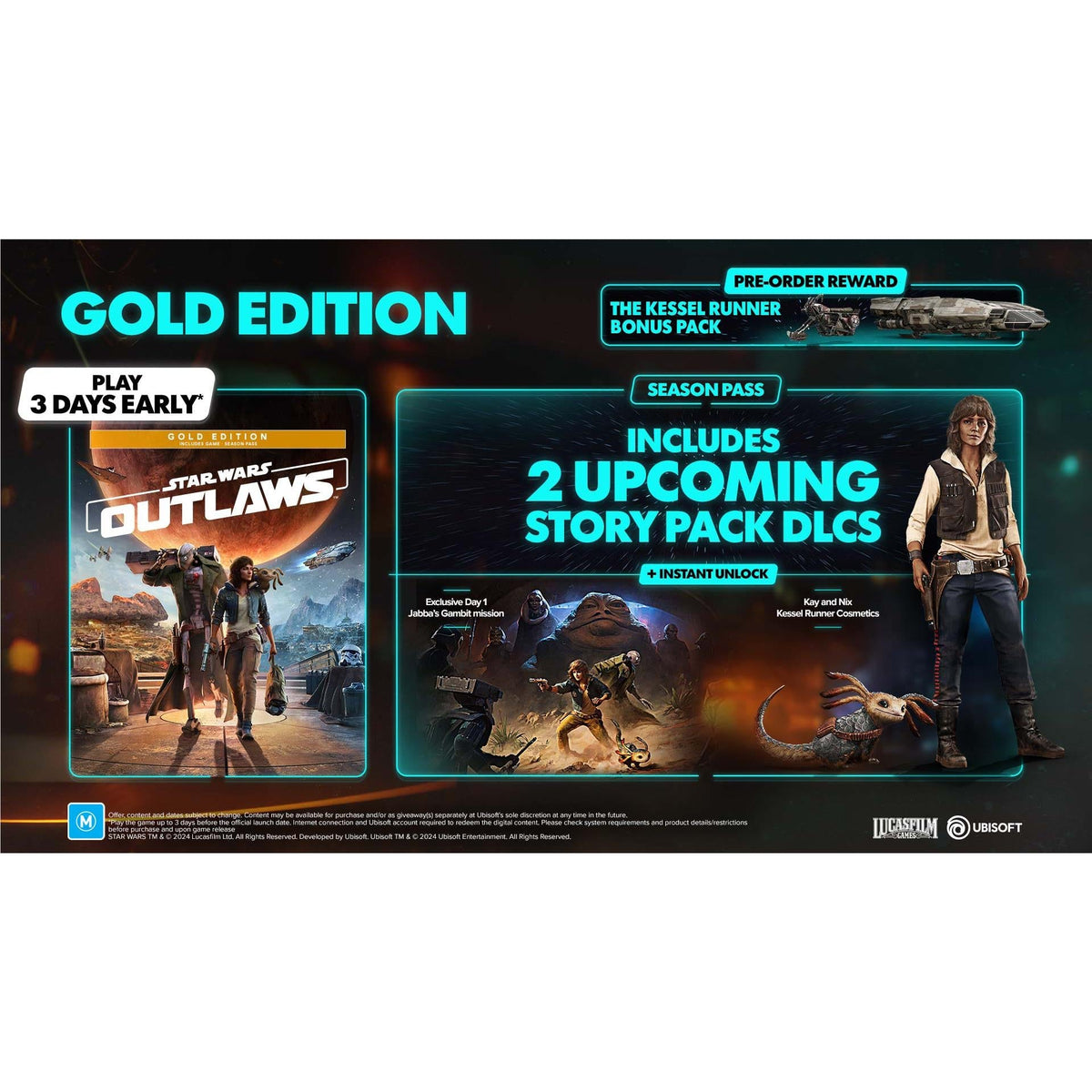 Star Wars Outlaws - Gold Edition (Xbox Series X)