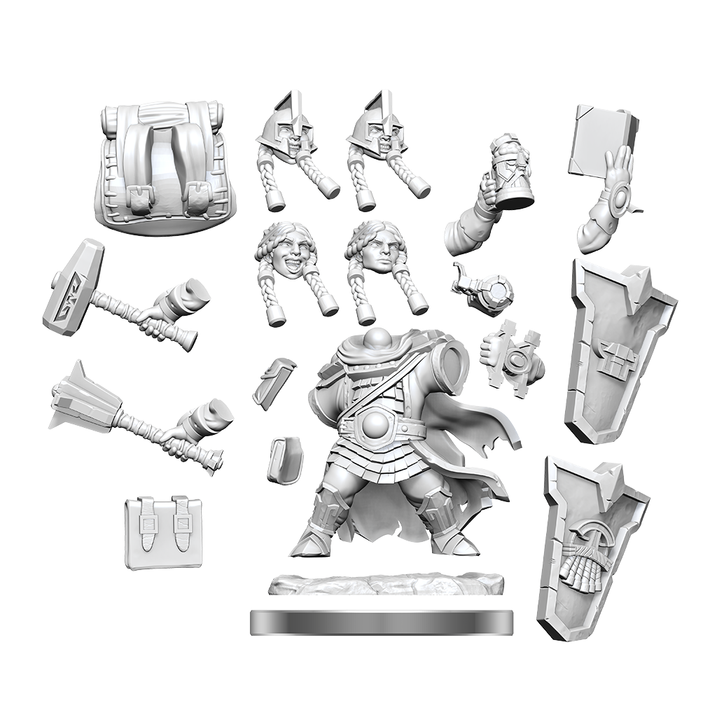 Dwarf Cleric Female (D&D Frameworks)