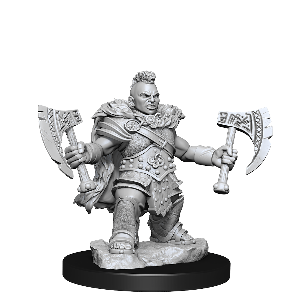 Dwarf Barbarian Female (D&D Frameworks)