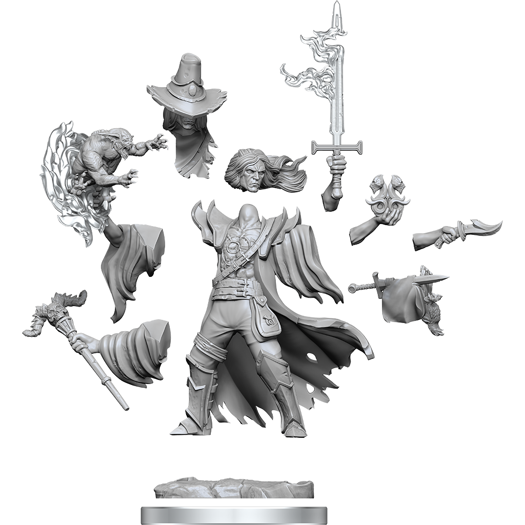 Human Warlock Male (D&D Frameworks)