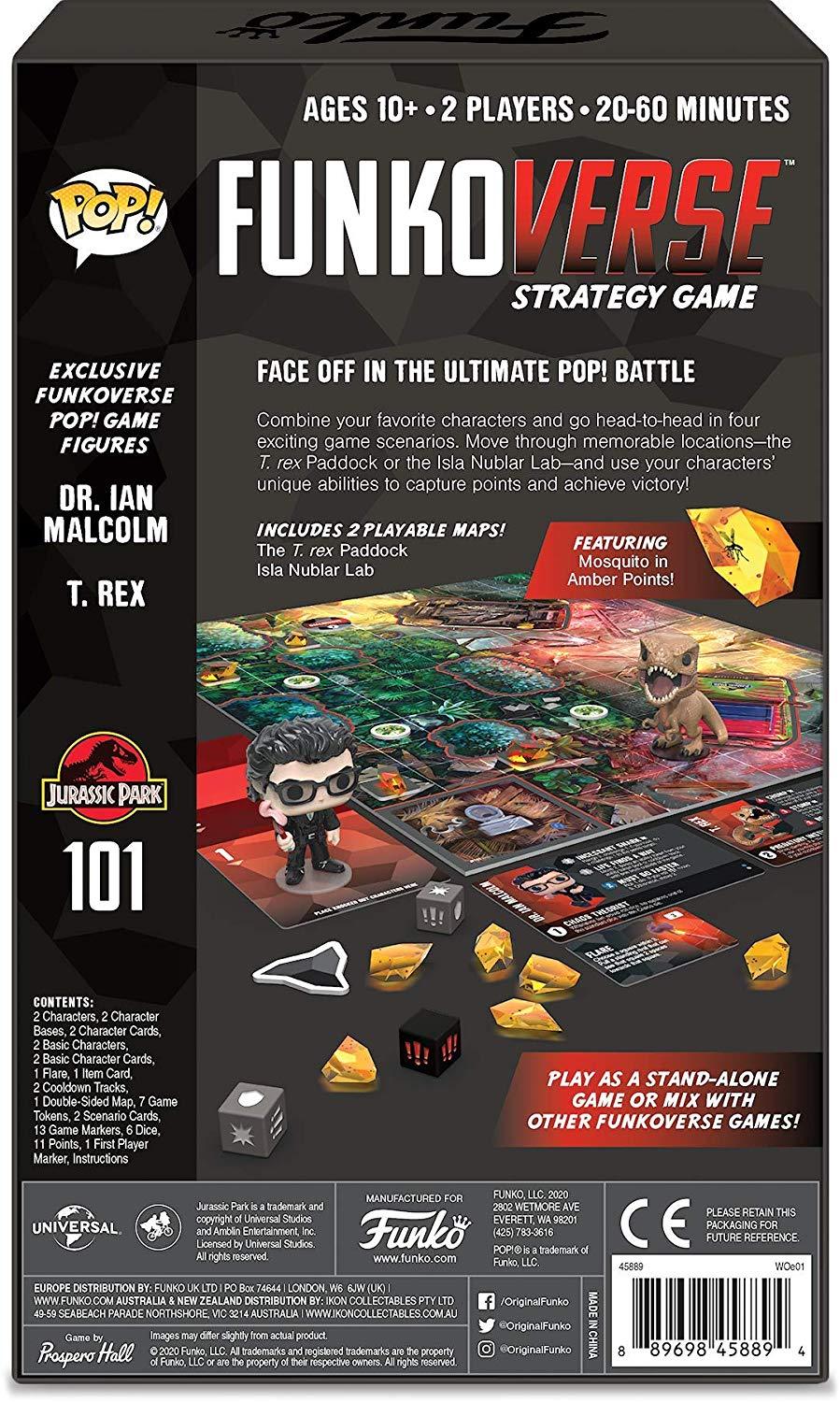 Funkoverse Strategy Game - Jurassic Park #101 (2 Character Set)