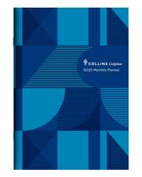 Collins Colplan 2025 Calendar Year - Planner 51 A4 MTV Blue