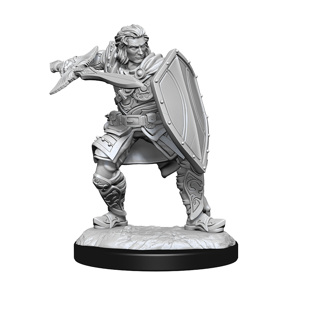D&D - Human Paladin Male (Nolzurs Marvelous Unpainted Miniatures)