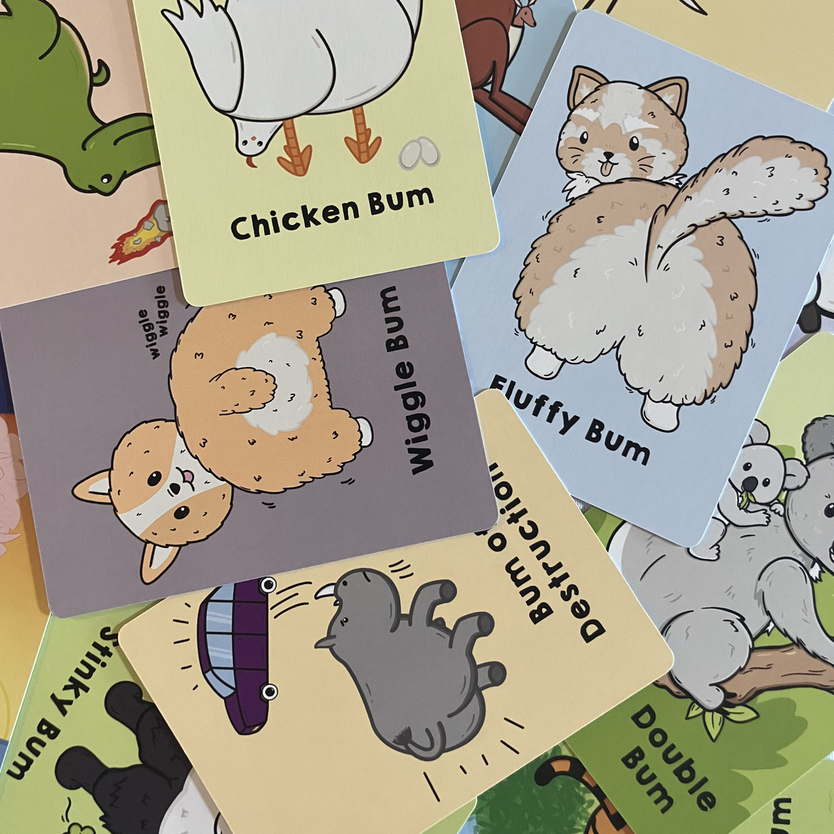 Go Bum Card Game - Animals Edition