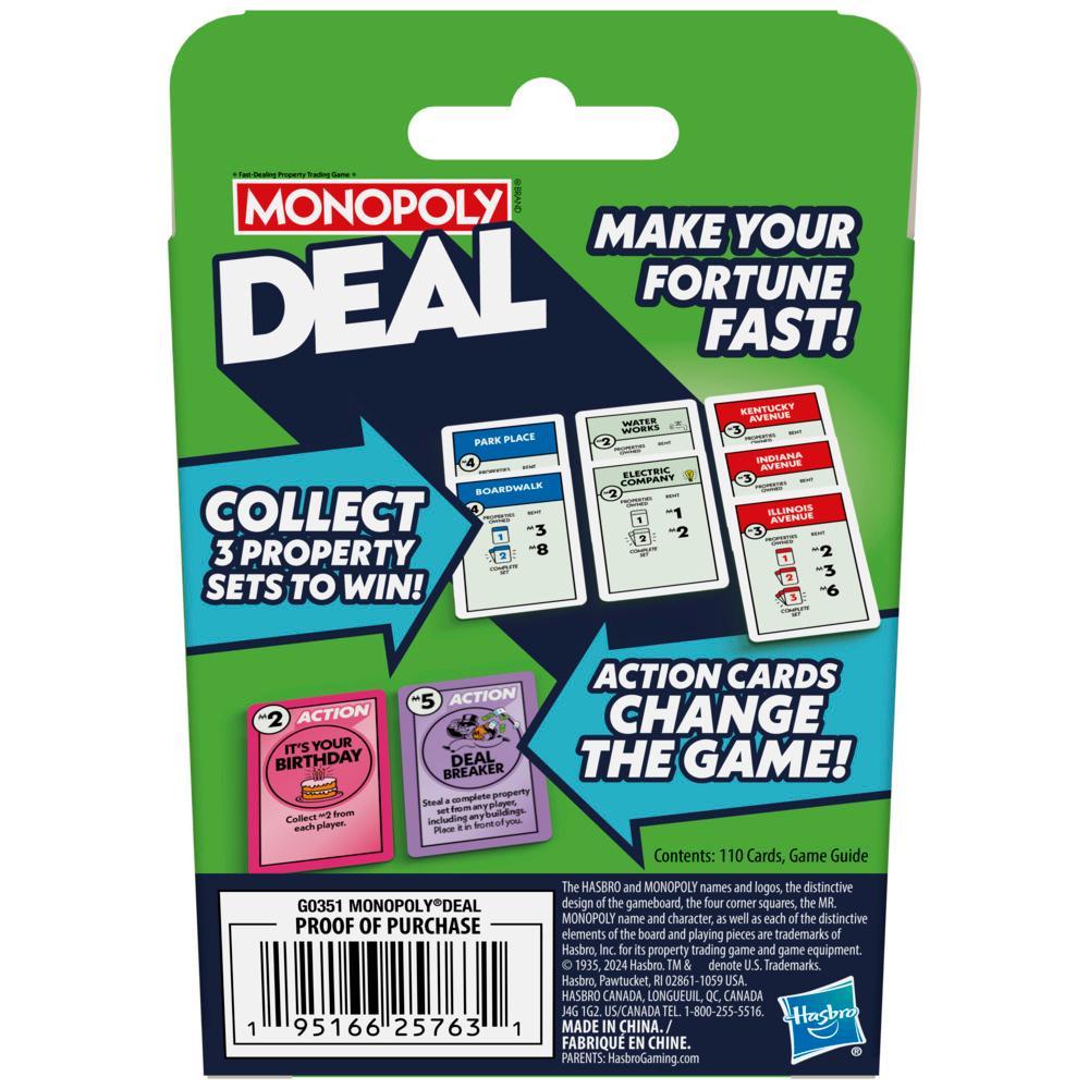 Monopoly Deal Card Game (2023 Refresh)