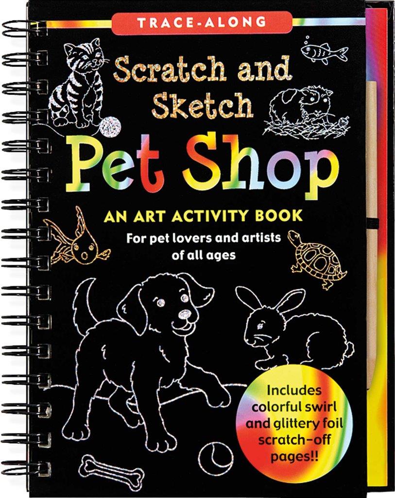 Peter Pauper Scratch & Sketch Pet Shop