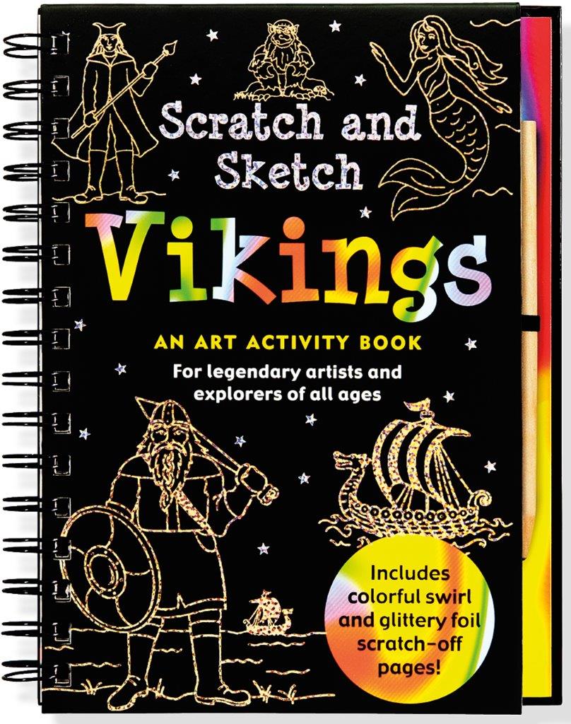Peter Pauper Scratch & Sketch Vikings