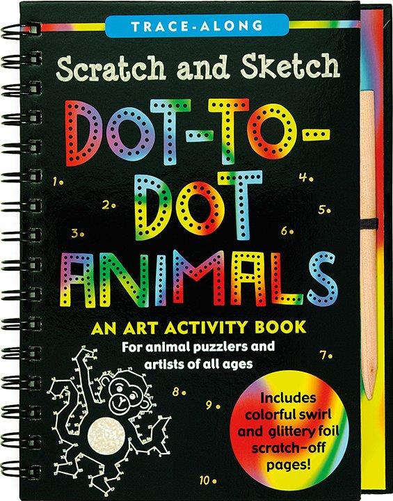 Peter Pauper Scratch & Sketch Animal Dot-