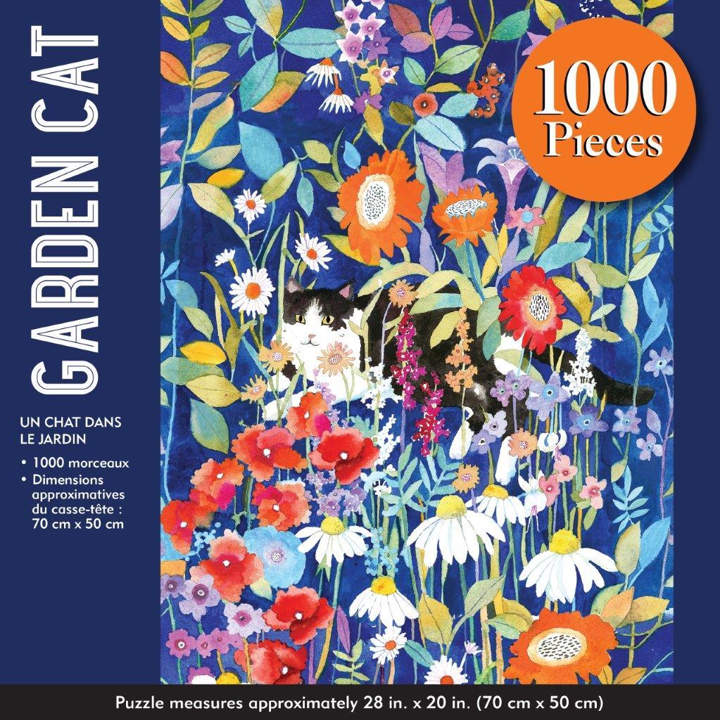Peter Pauper Puzzle Garden Cat 1000pc