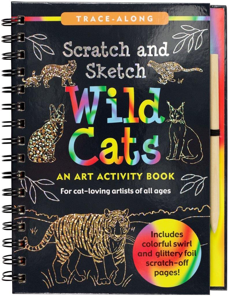 Peter Pauper Scratch & Sketch Wild Cats