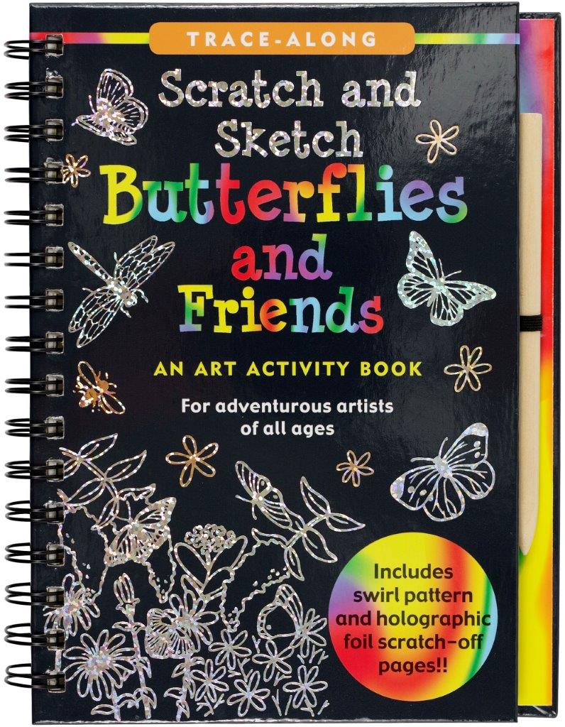 Peter Pauper Scratch & Sketch Butterflies