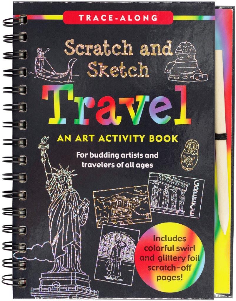 Peter Pauper Scratch & Sketch Travel Tal