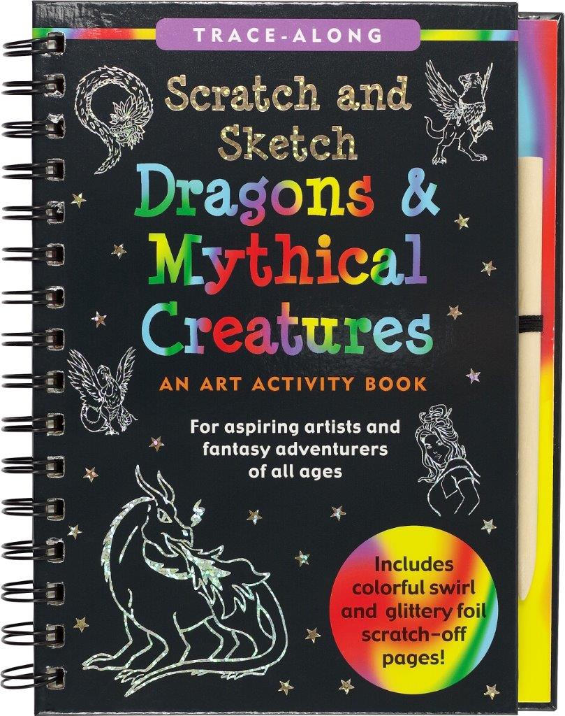Peter Pauper Scratch & Sketch Dragons