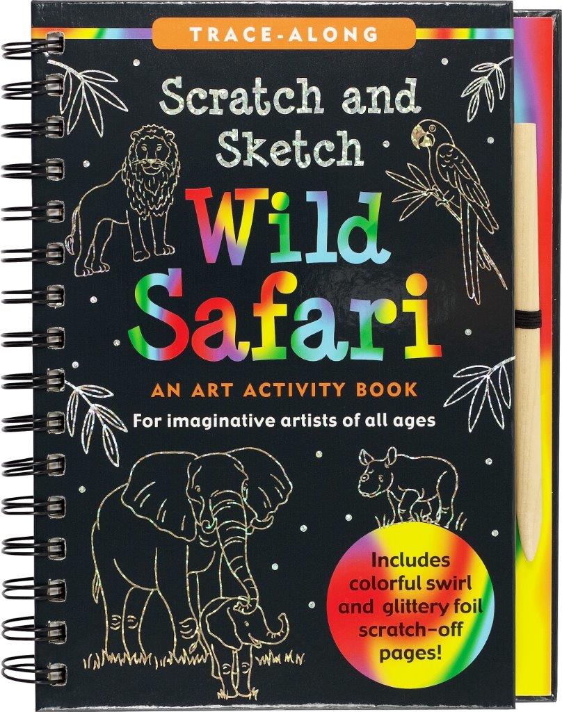 Peter Pauper Scratch & Sketch Wild Safari