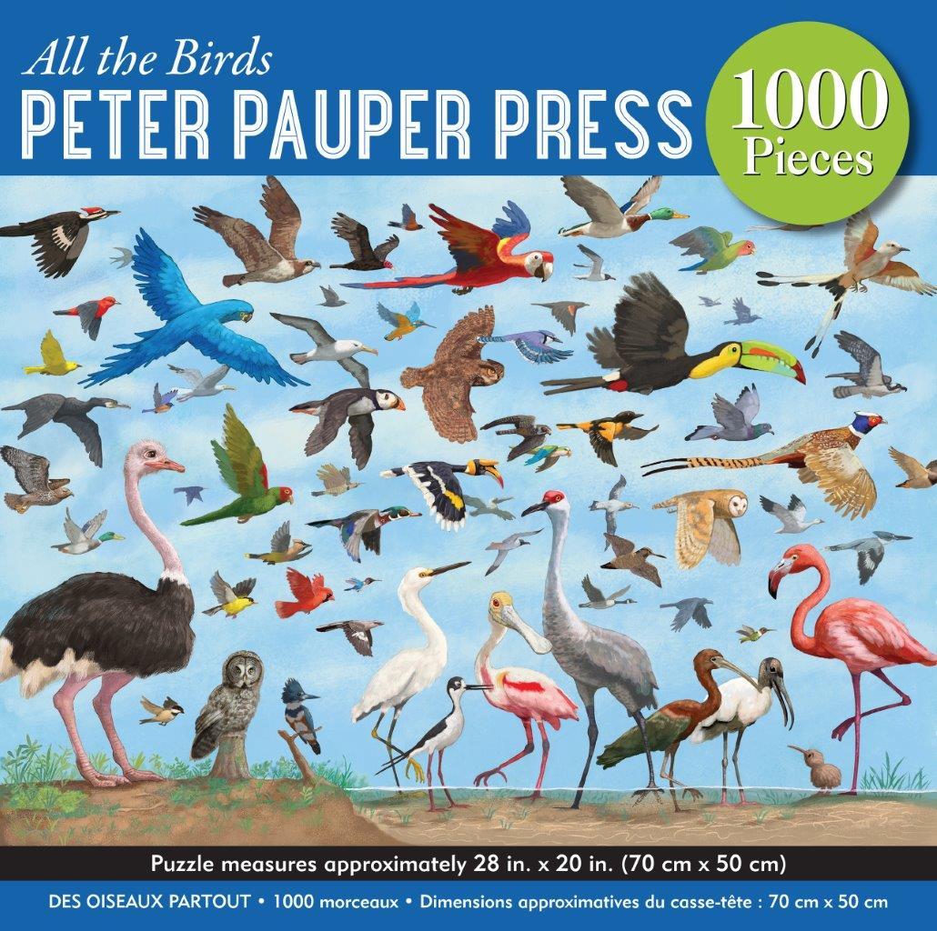 Peter Pauper Puzzle All The Birds 1000pc