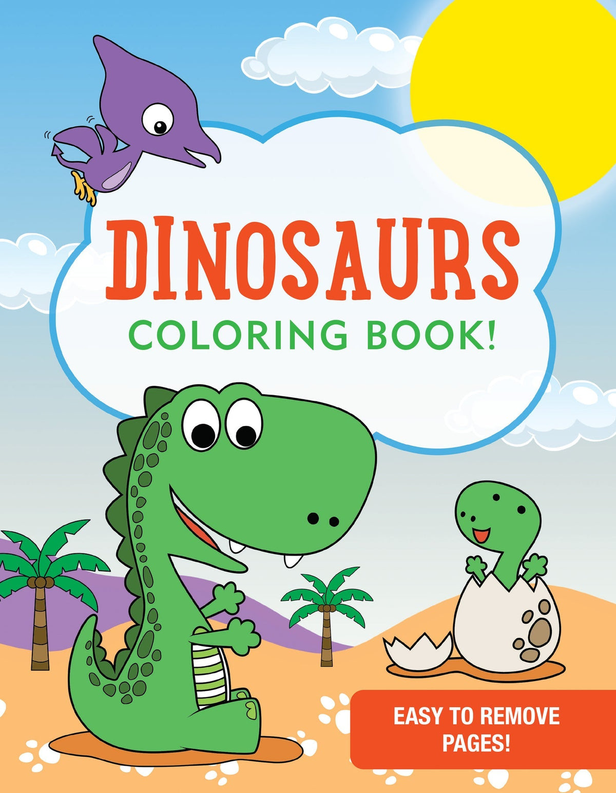 Peter Pauper Dinosaurs Coloring Book