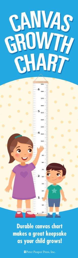 Classic Canvas Growth Chart (Peter Pauper Press)