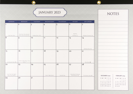 Peter Pauper 2024 Desk Pad Calendar Classic