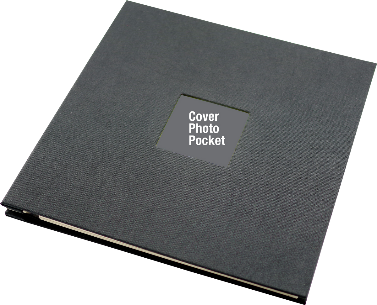 Black Linen Photo Album (40 Self-Adhesive Pages) (Peter Pauper Press)